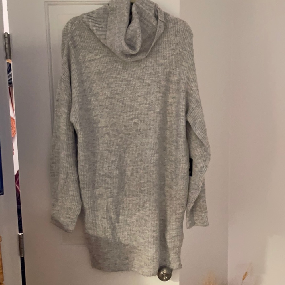 Tags on Express Grey Sweater Dress